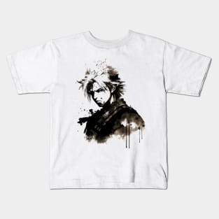 Ex Soldier Sumi-e Art Kids T-Shirt